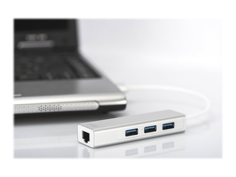 DIGITUS USB3.0 3-Port HUB & GLAN Adapter Verpackung