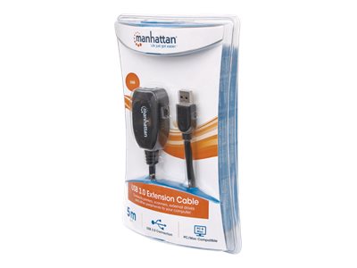MANHATTAN USB 3.0 Aktive Verlängerung A Stecker / A Buchse 5m - Verpackung