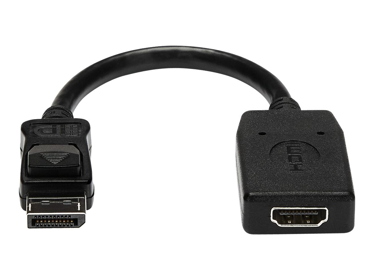 STARTECH.COM DisplayPort auf HDMI Video Adapter / Konverter - DP zu HDMI mit bis zu 1920x1200 - DP / HDMI Länge 24cm St/Bu