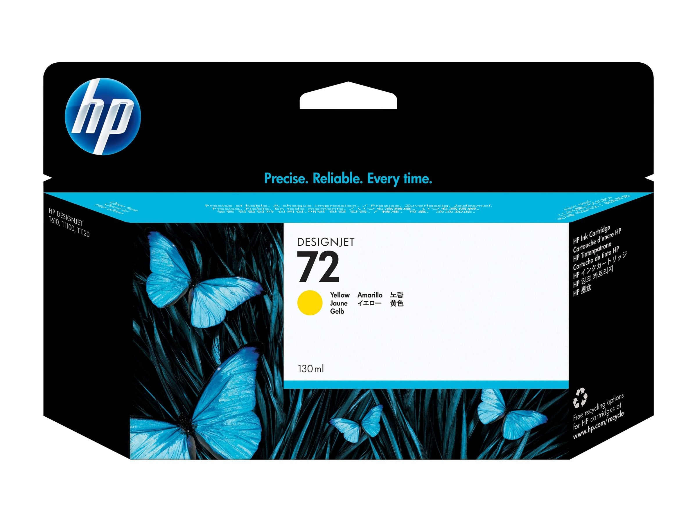 HP 72 original Ink cartridge C9373A Vorderansicht