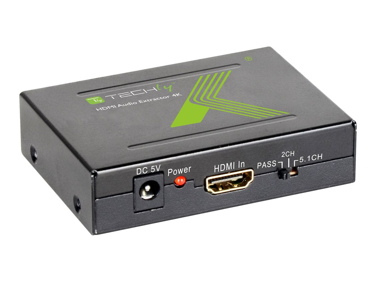 TECHLY HDMI Audio Extractor Anschlussmöglichkeiten