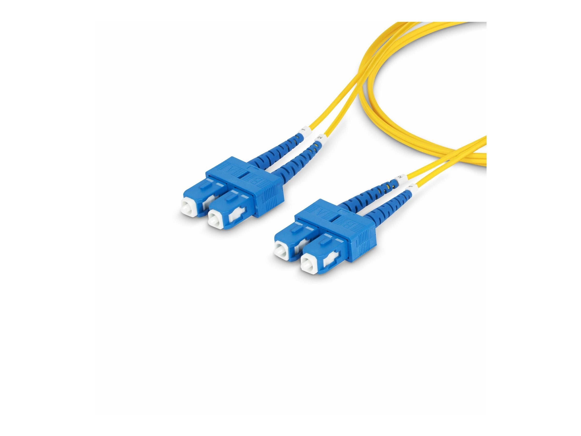 STARTECH.COM 10meter LWL Patchkabel SC SC UPC Singlemode OS2 Duplex - Anschlussansicht