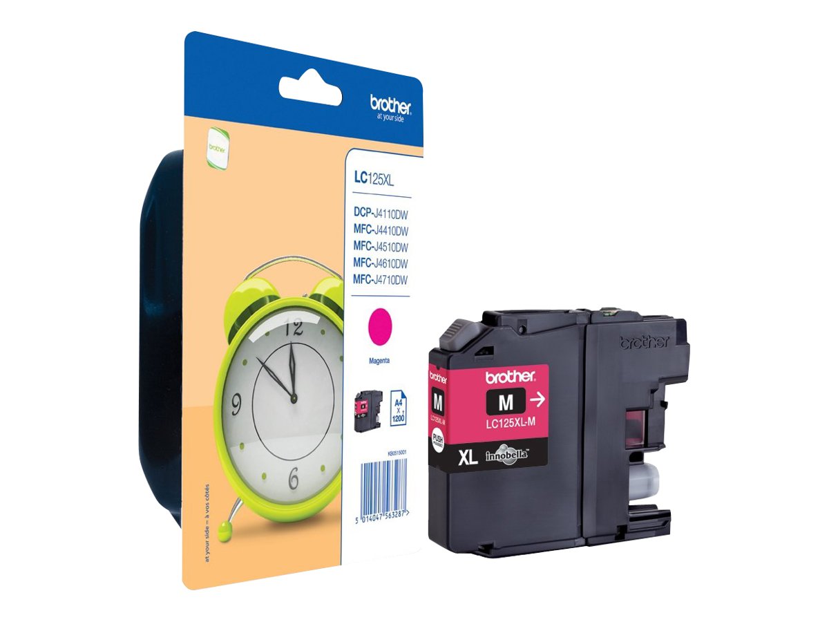 BROTHER LC125XL Tinte magenta Detailansicht
