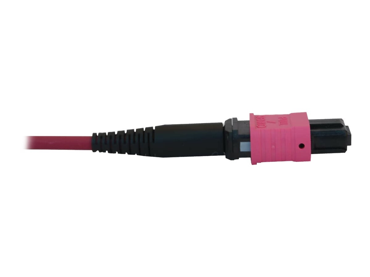 EATON TRIPPLITE 40/100/400G Multimode 50/125 OM4 Fiber Optic Cable 3x8F MTP/MPO-PC F/F LSZH Magenta 15m 49