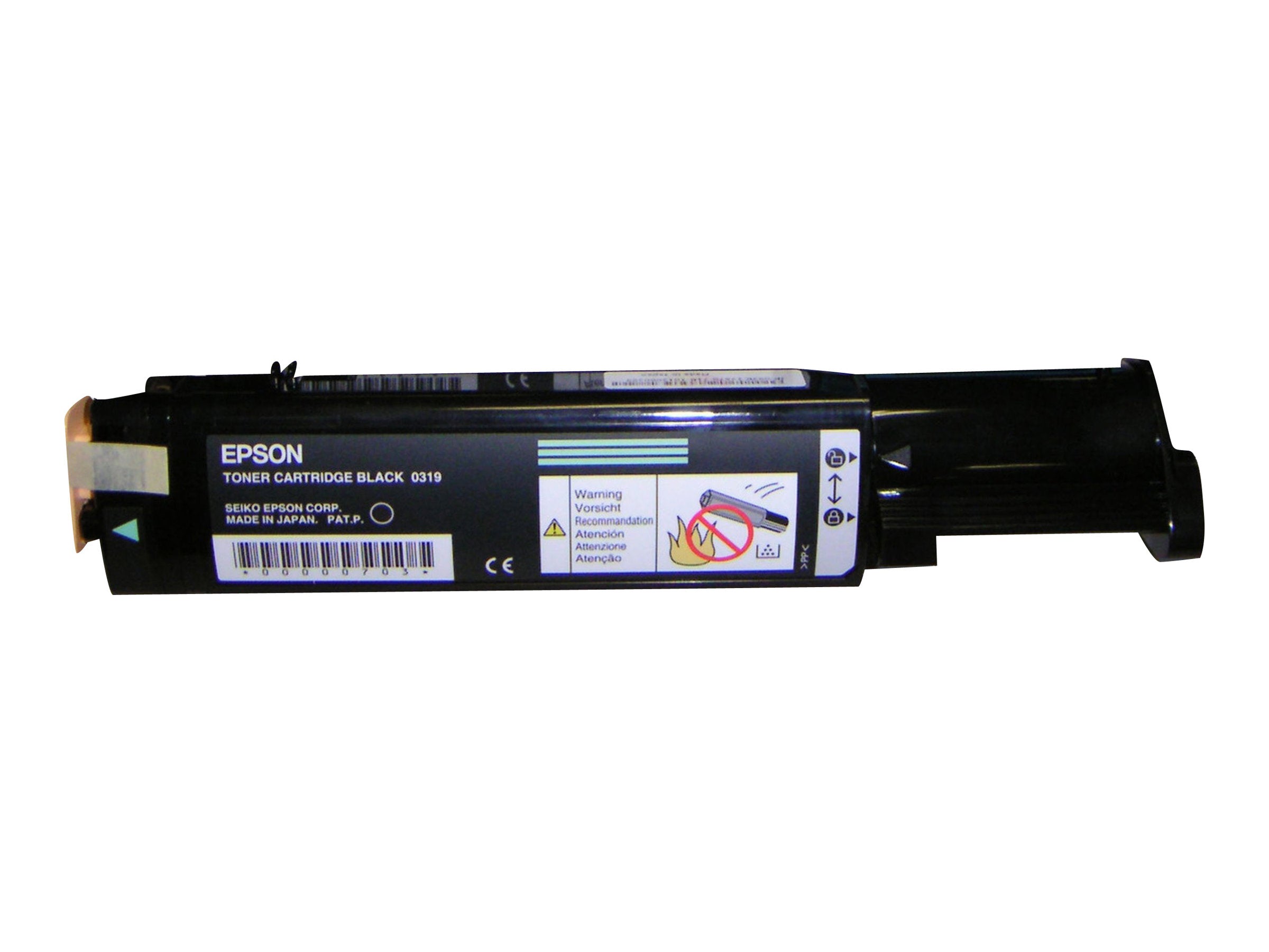 EPSON AcuLaser CX21N Toner schwarz Vorderansicht