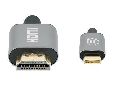 MANHATTAN 4K60Hz USB-C auf HDMI-Adapterkabel Detailansicht