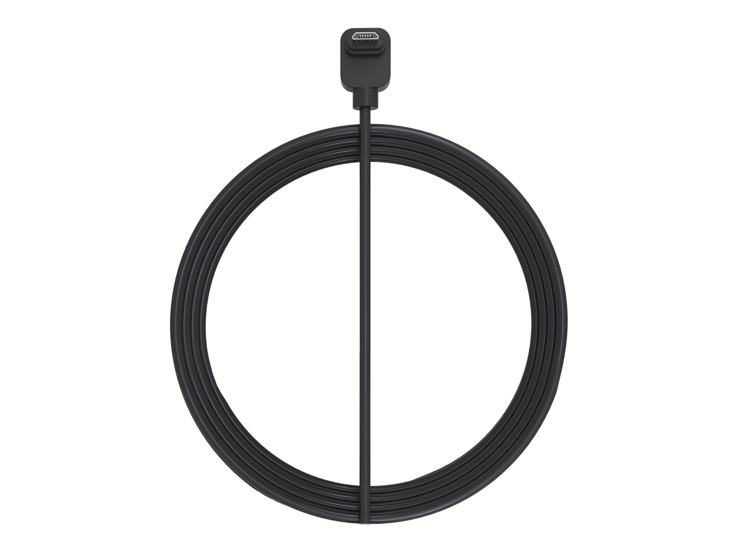 ARLO Essential Outdoor PA With Micro USB Charging CBL BLACK - Vorderansicht