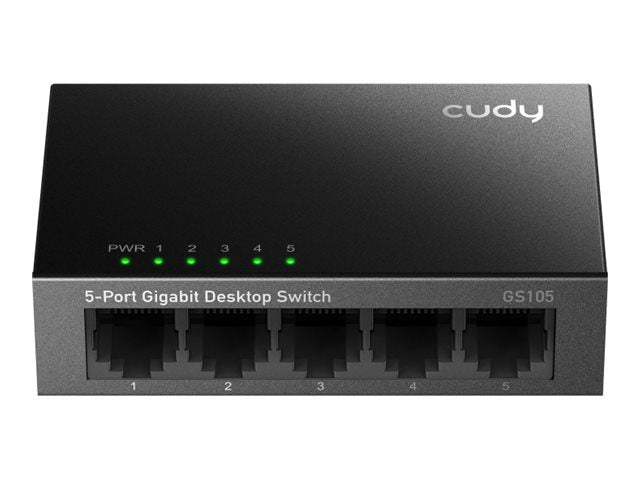 CUDY GS105 5-Port Gigabit Switch Vorderansicht