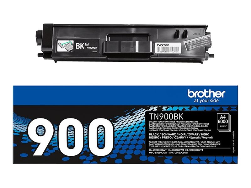 BROTHER TN-900BK Toner schwarz Seitenansicht