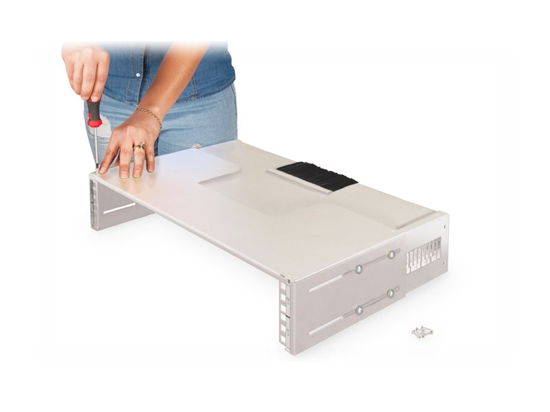 DIGITUS Dachplatte grau RAL 7035 Detailansicht