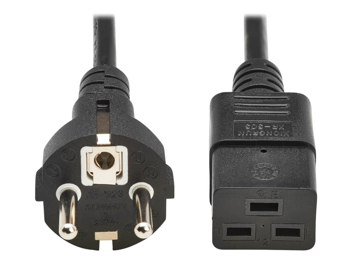 EATON TRIPPLITE Power cable CEE 7/7m to IEC 60320 C19 - Vorderansicht