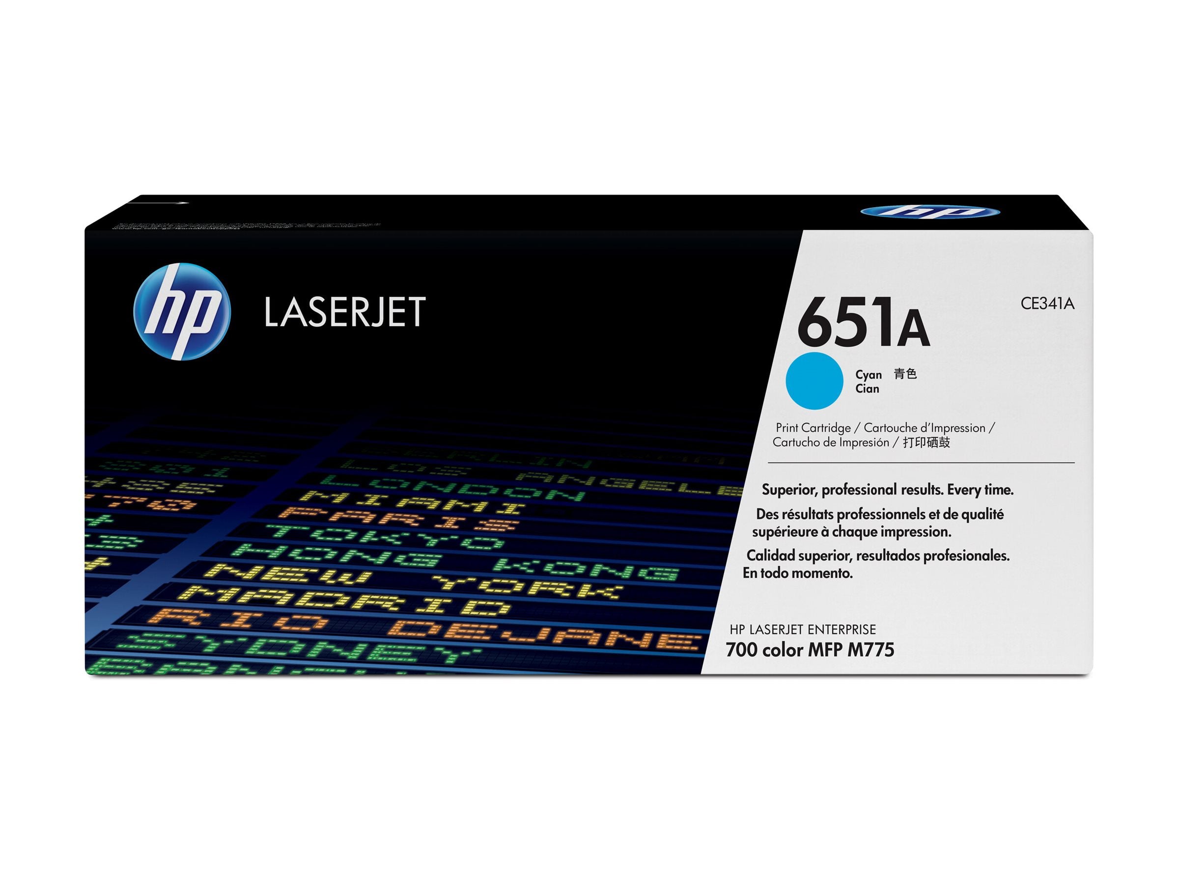 HP 651A Original Toner cyan Verpackung