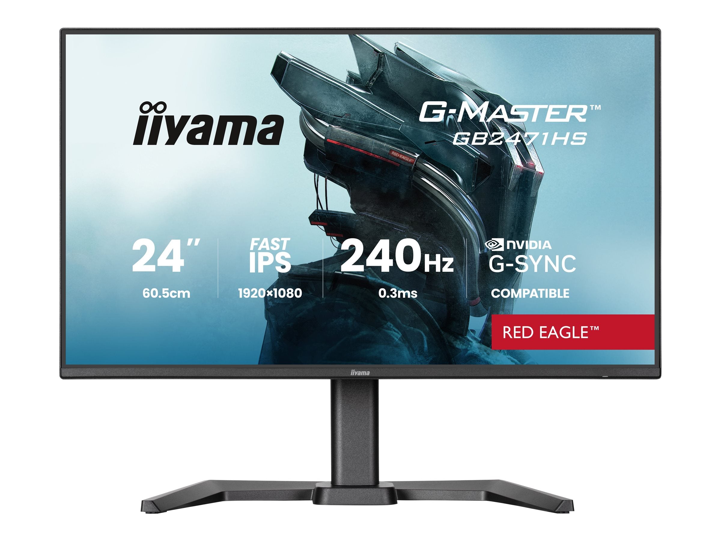 IIYAMA GB2471HS-B1 Gaming Monitor Rückansicht