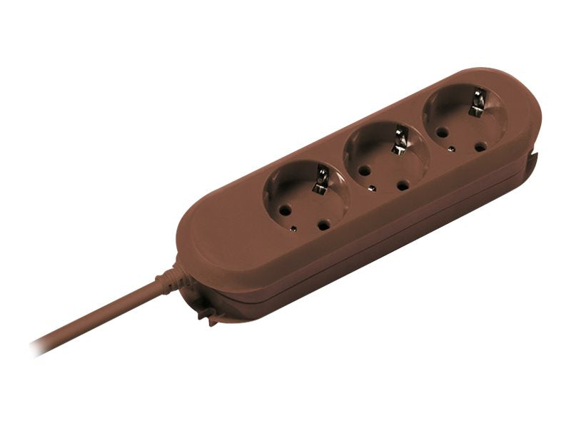 BACHMANN SMART 3xCEE7/3 braun 3x Schutzkontakt