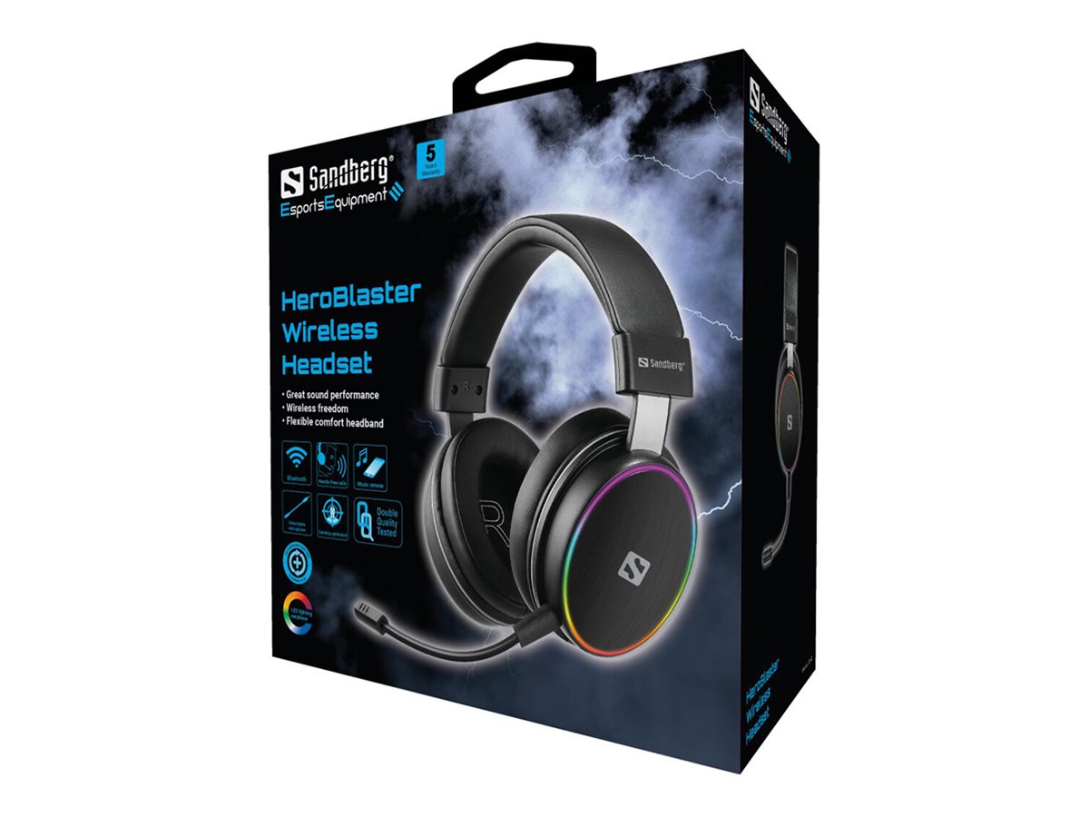SANDBERG HeroBlaster Wireless Headset Vorderansicht