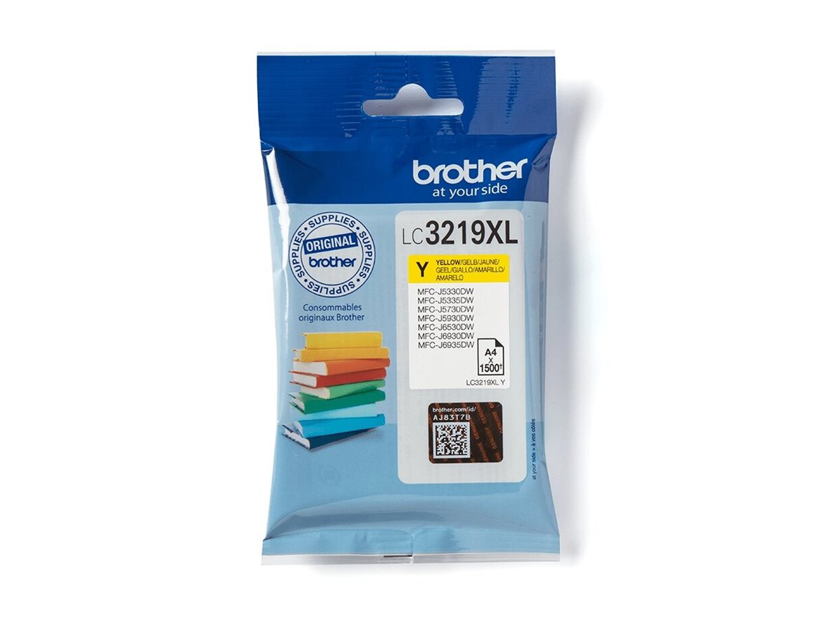BROTHER LC-3219XLY Tinte Gelb im Einsatz