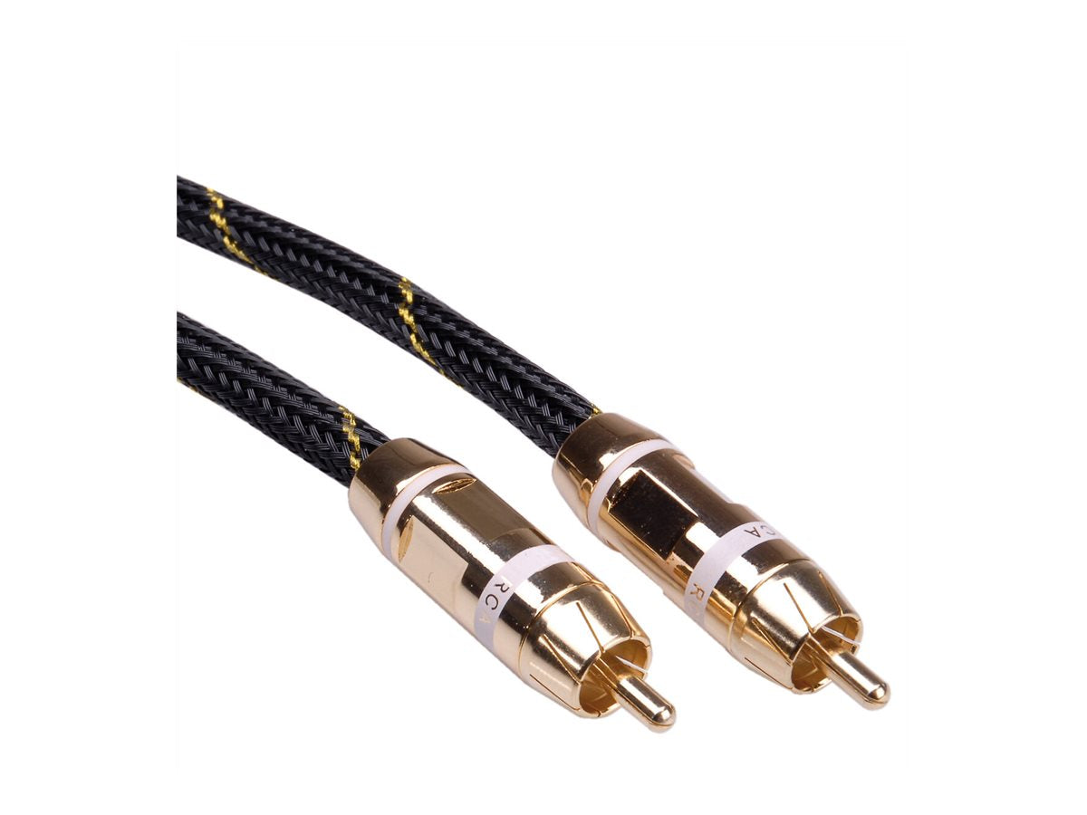 ROLINE GOLD Cinch-Kabel ST/ST 5m Detailansicht