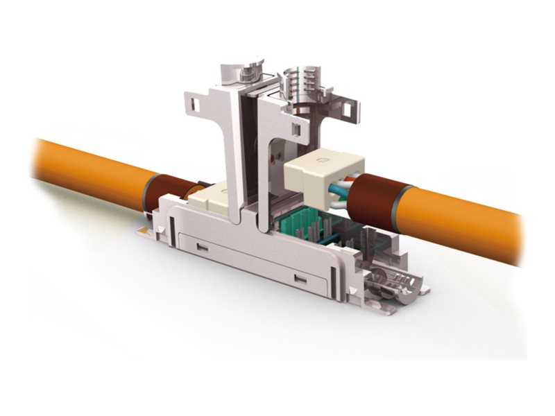 EASYLAN fixLink Extender Kat.6A Class EA ISO/IEC geschirmt - Vorderansicht