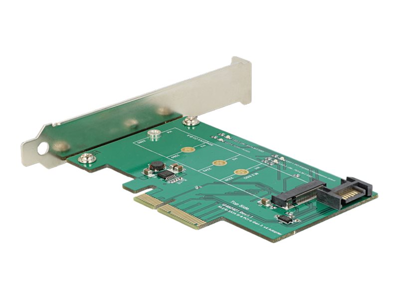 DELOCK PCIe x4 M.2 NGFF Erweiterungskarte Vorderansicht