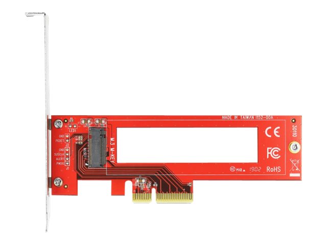 DELOCK PCI Express x4 Karte Vorderansicht