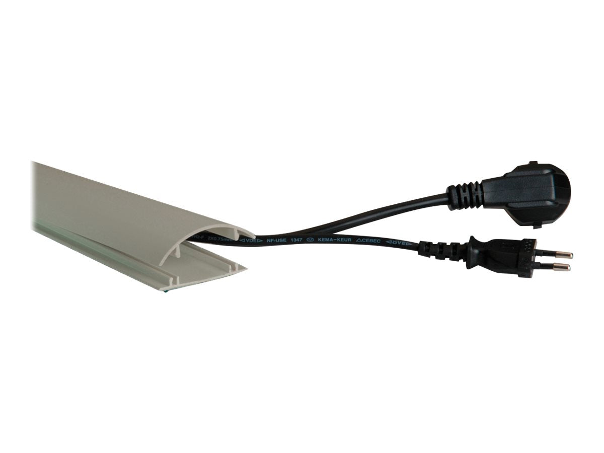 VALUE Kabel-Schiene geschlossen 6cm x 100cm Vorderansicht