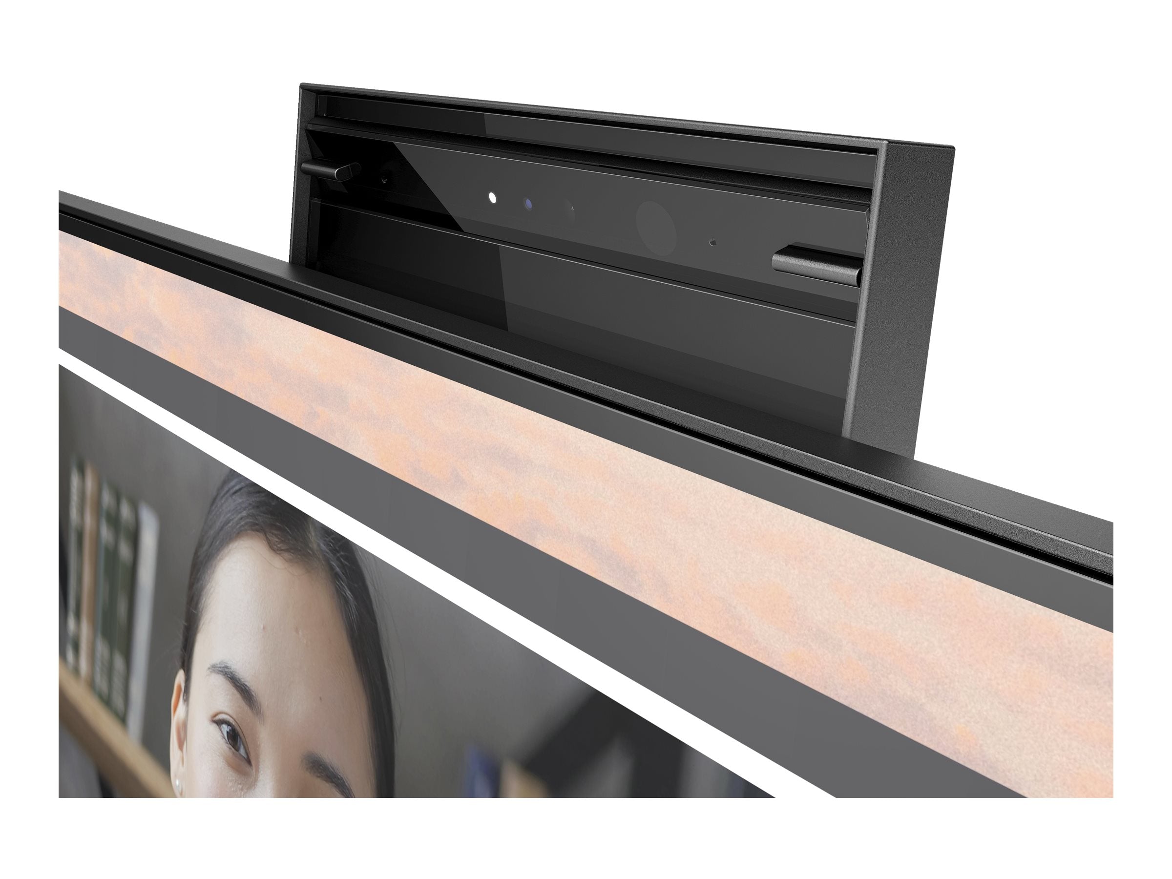 HP E24mv G4 23,8 Zoll IPS FHD Conferencing Monitor Seitenansicht