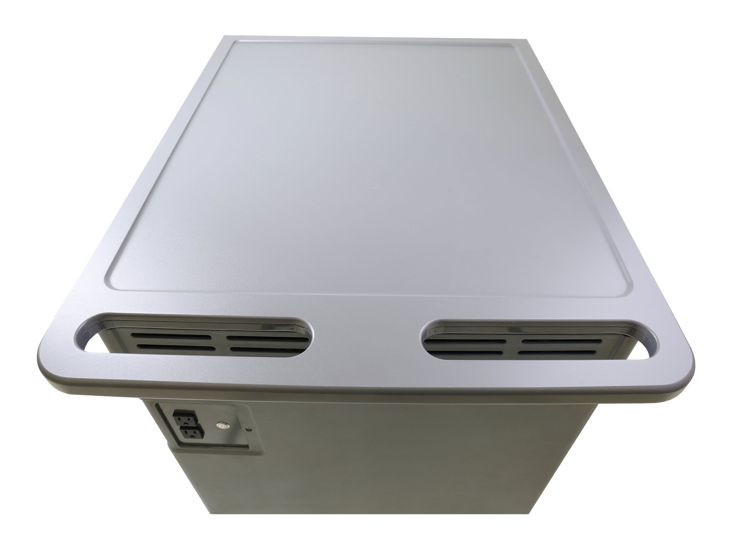 Vorderansicht des ERGOTRON ZIP40 Lade-/Managementwagens