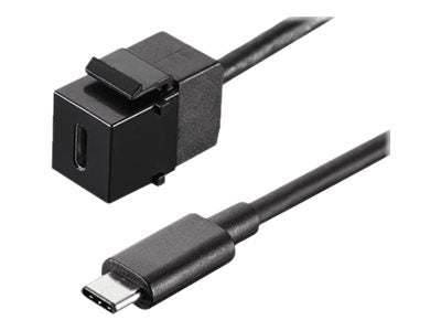 BACHMANN Keystone USB 3.1 Kupplung Typ C Buchse/Stecker 0,5m Verpackung