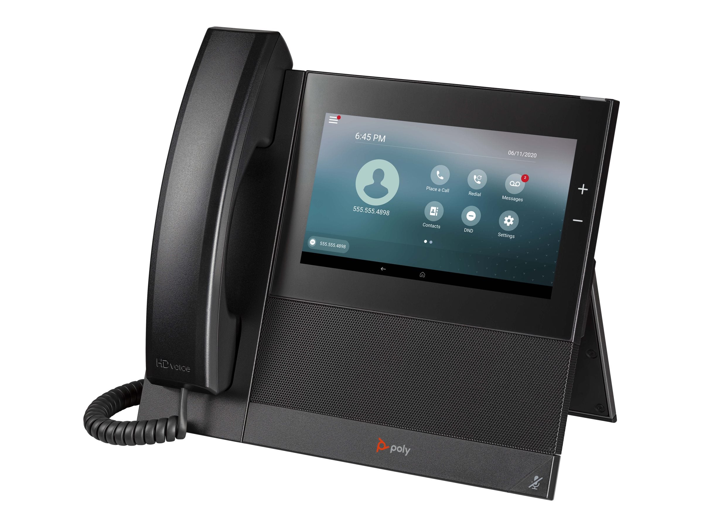 HP Poly CCX 600 VoIP-Telefon Vorderansicht