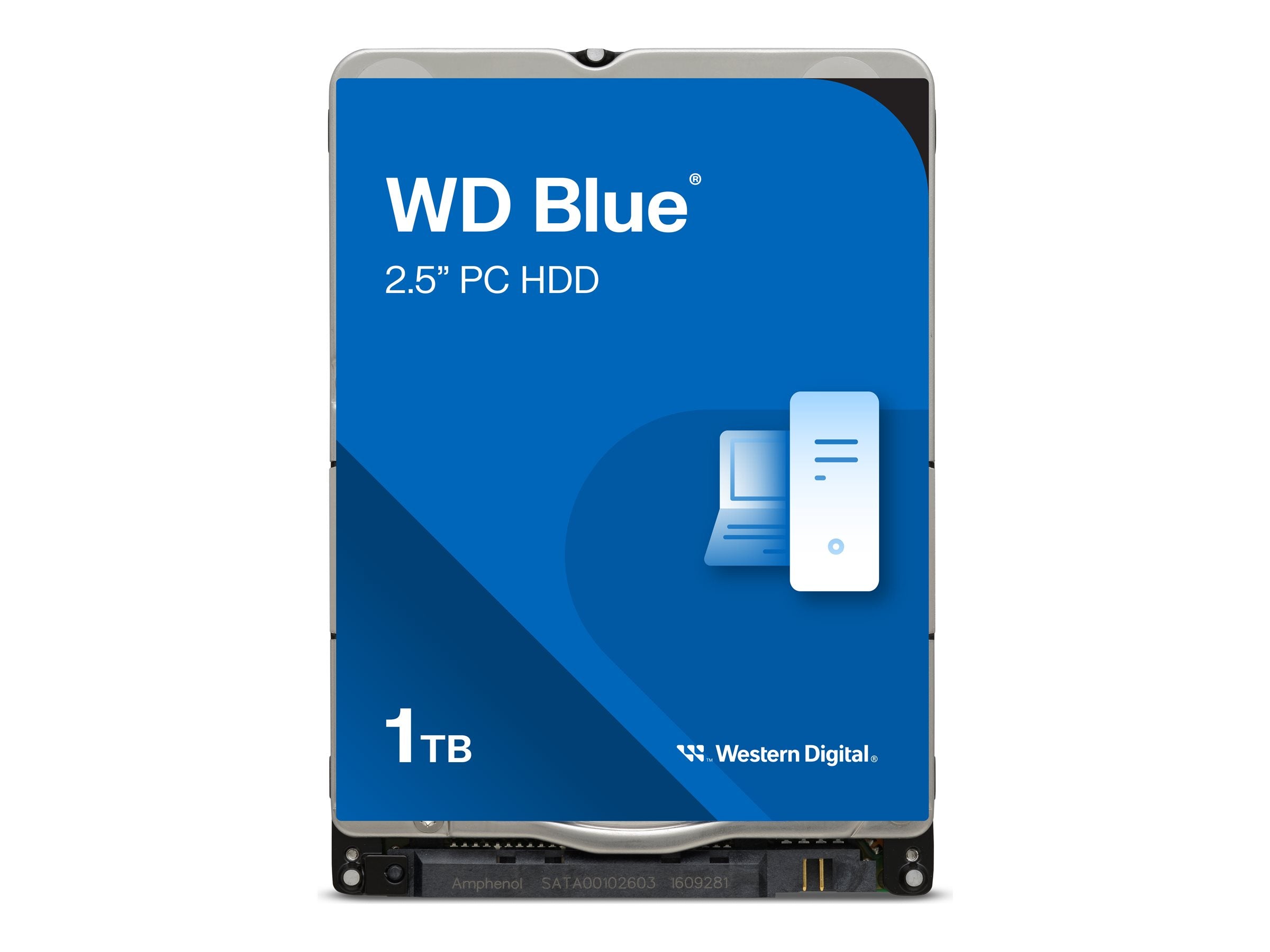 WD Blue Mobile 1TB HDD Vorderansicht