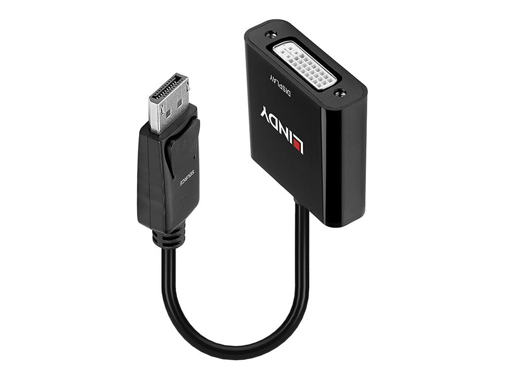 LINDY DisplayPort an DVI-D Adapter aktiv Eyefinity Surround Collage kompatibel - Anschlussansicht
