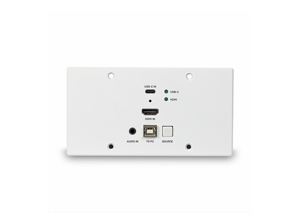 LINDY 150m HDMI & TypeC HDBT EU WallPlate KVM Extender - Detailansicht