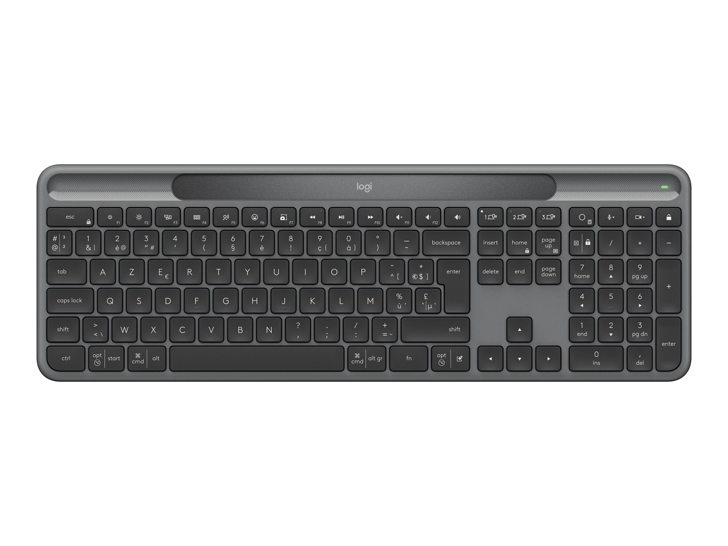 LOGITECH Signature Slim Solar+ K980-GRAPHITE-NLB-2.4GHZ/BT