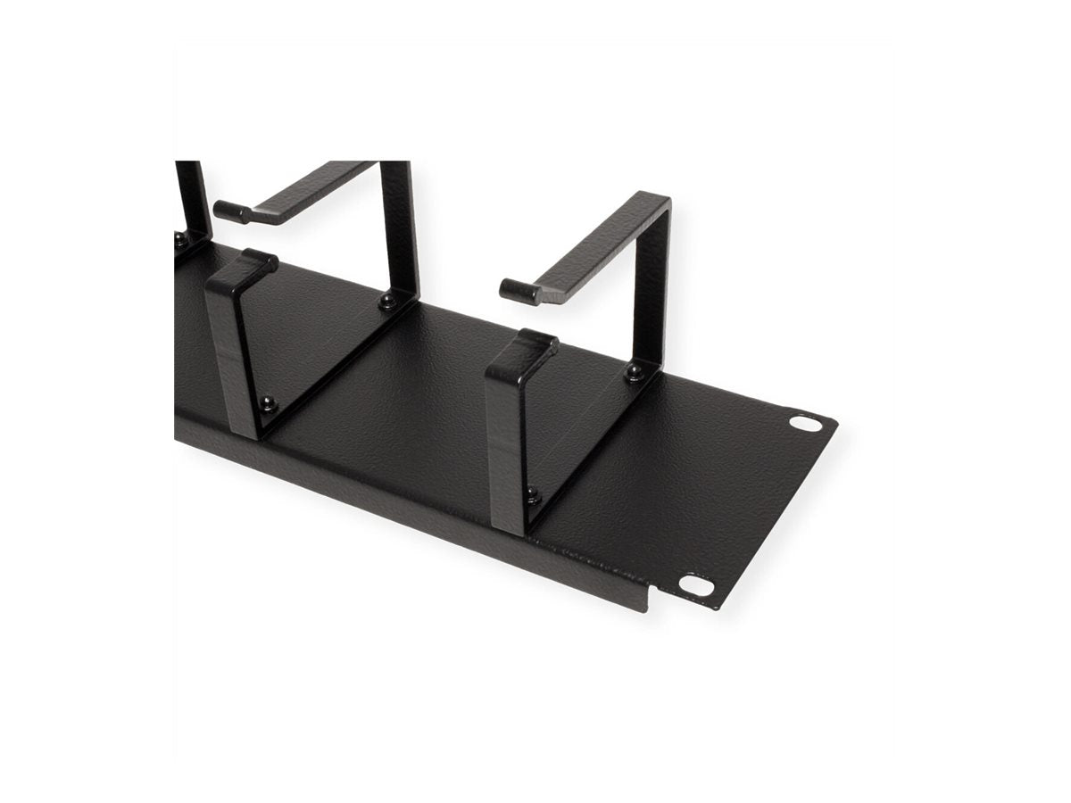 ROLINE Rangierpanel 48,26cm 19Zoll 2 HE 85x60mm schwarz - Detailansicht