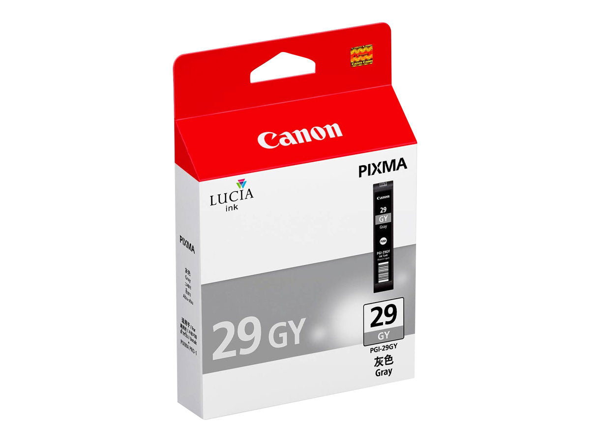 CANON PGI-29 GY Tinte grau Standardkapazität Vorderansicht