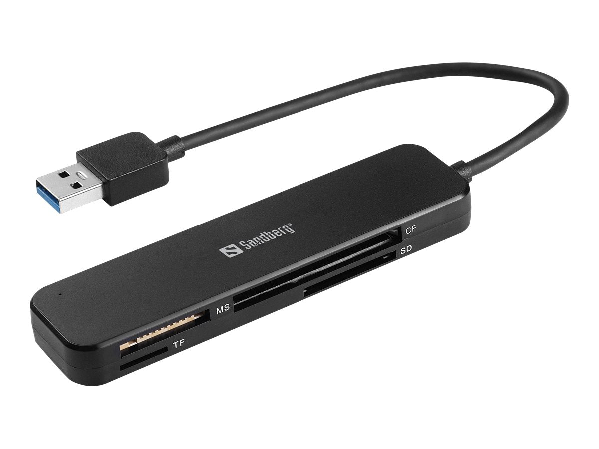 SANDBERG USB 3.0 Pocket Card Reader Vorderansicht