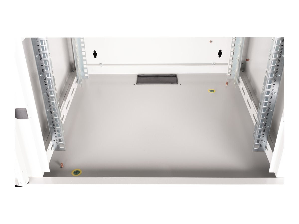 ROLINE Wandgehäuse Pro 48,26cm 19Zoll 7 HE 600x600 BxT grau - Vorderansicht