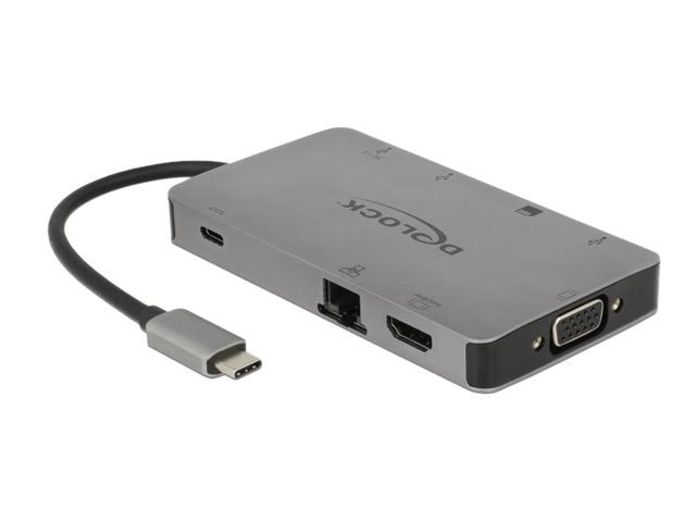 DELOCK USB Type-C Dockingstation 4K Rückansicht