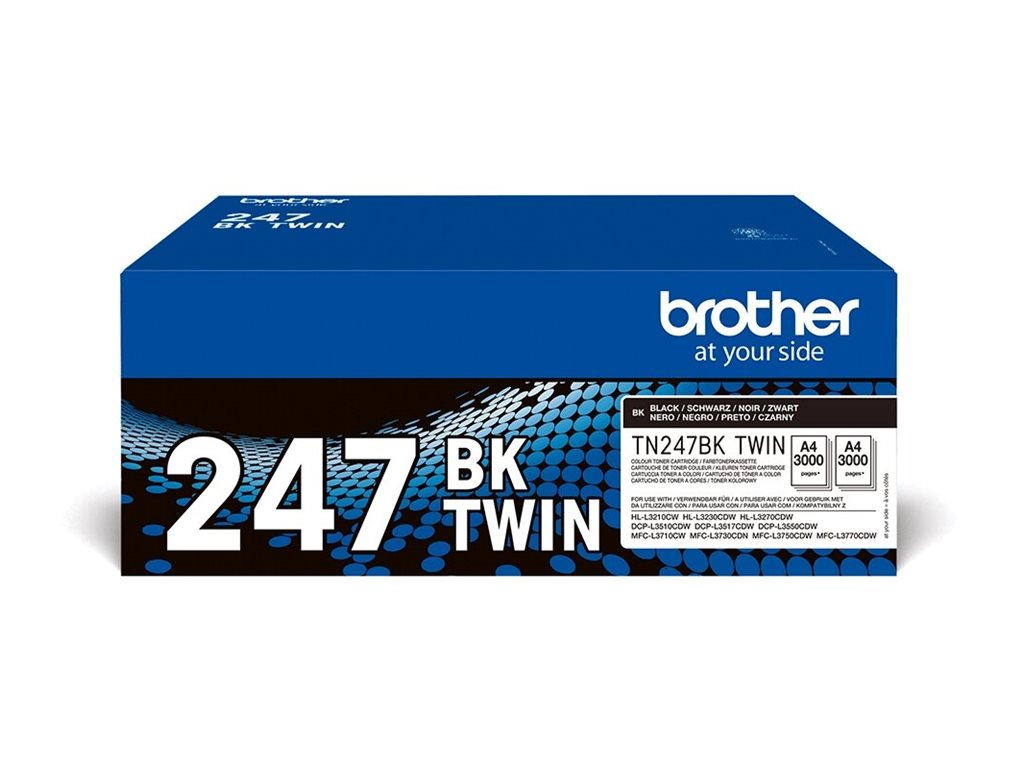 BROTHER TN247BK TWIN-pack black toners Verpackung