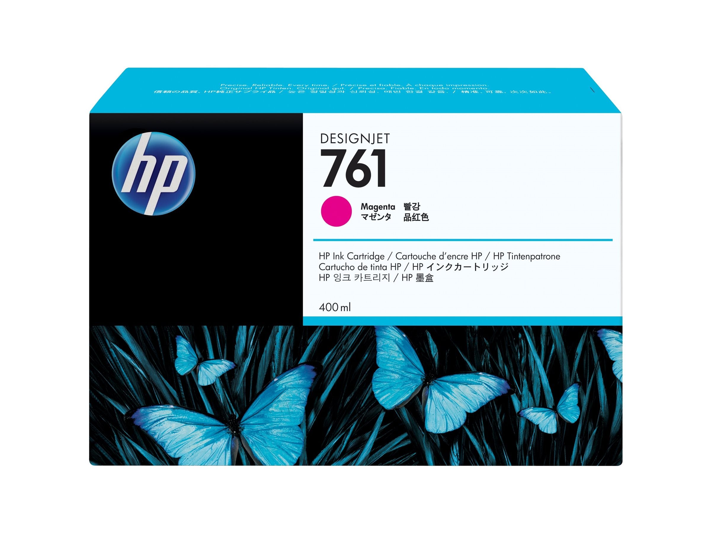 HP 761 Original Tinte magenta 400ml Verpackung