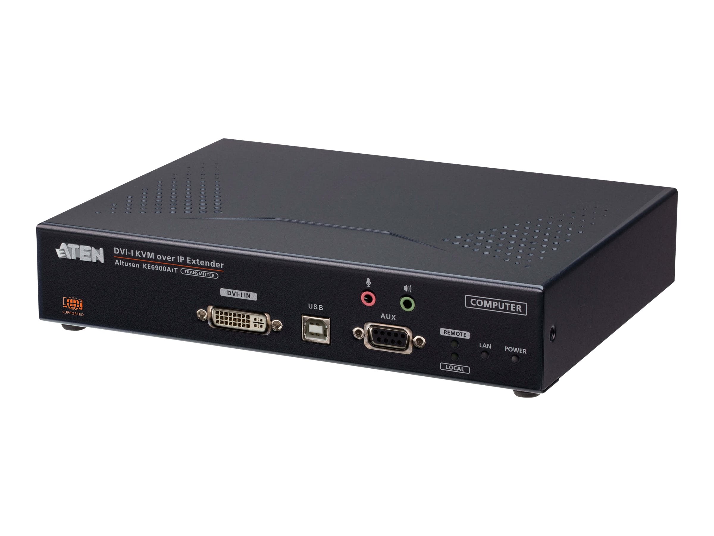 ATEN KE6900AIT Full HD DVI KVM Over IP Extender Vorderansicht