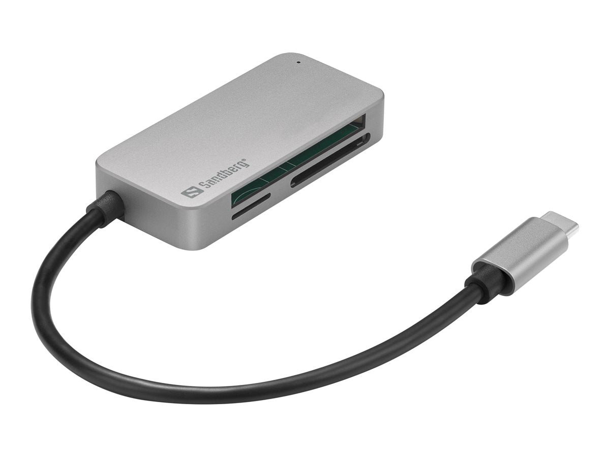 SANDBERG USB-C Multi Card Reader Pro - Detailansicht