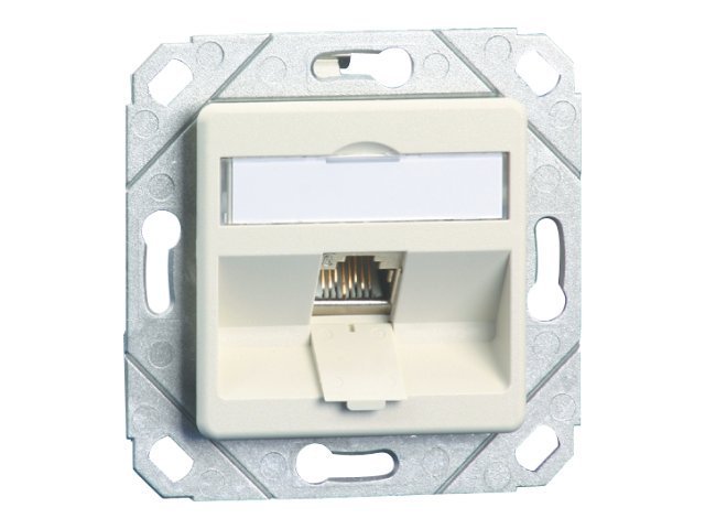 METZ CONNECT Modul Anschlussdose UPk 1 Port unbestückt - Vorderansicht