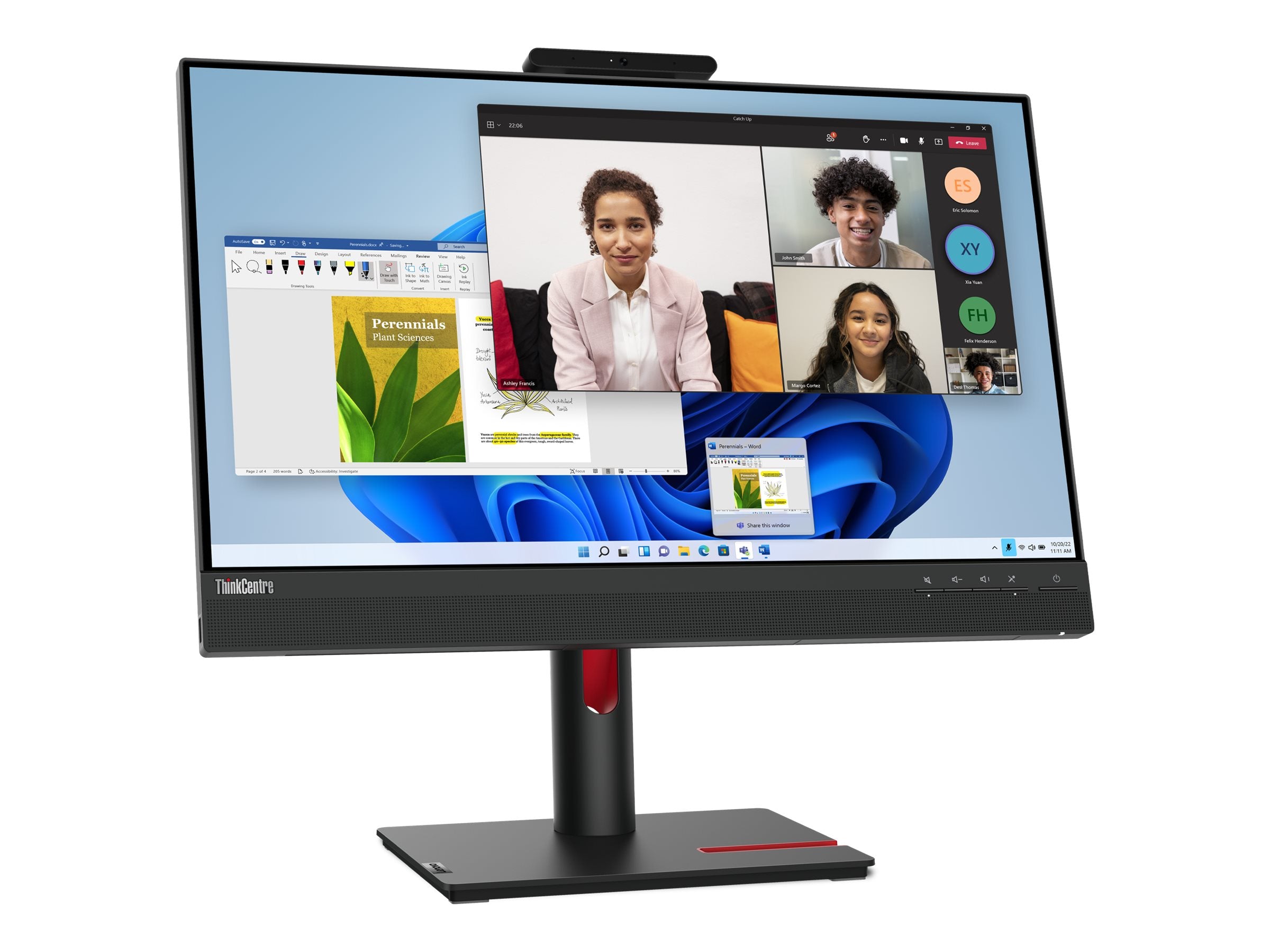 LENOVO ThinkCentre TIO24 Gen 5 Monitor Detailansicht