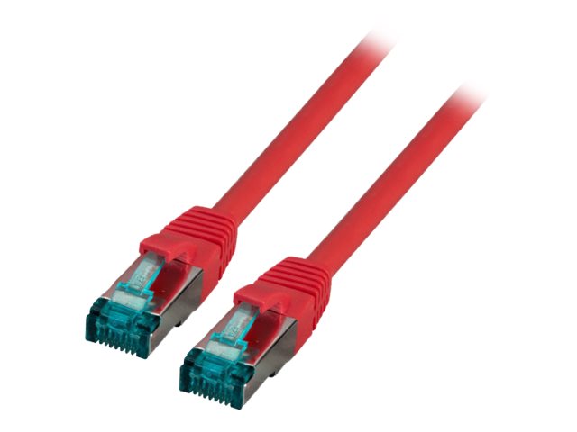 EFB RJ45 Patchkabel S/FTP Cat6A LSZH Rot 30m - Vorderansicht