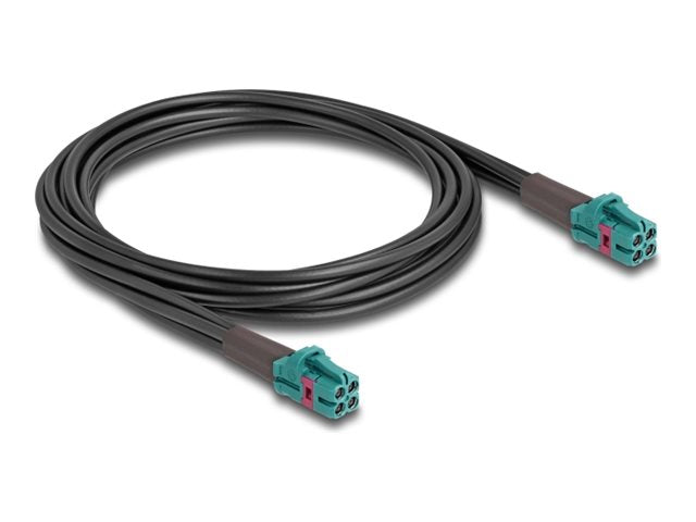 DELOCK Kabel Mini FAKRA Z Buchse quad zu Mini FAKRA Z Buchse quad B-Typ - Vorderansicht