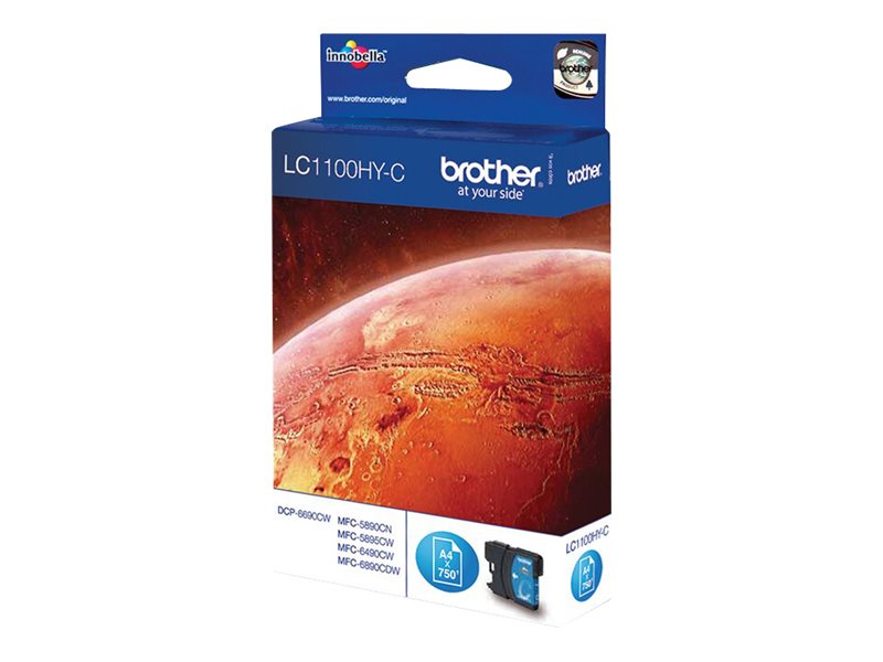 BROTHER LC-1100 Tinte cyan im Einsatz
