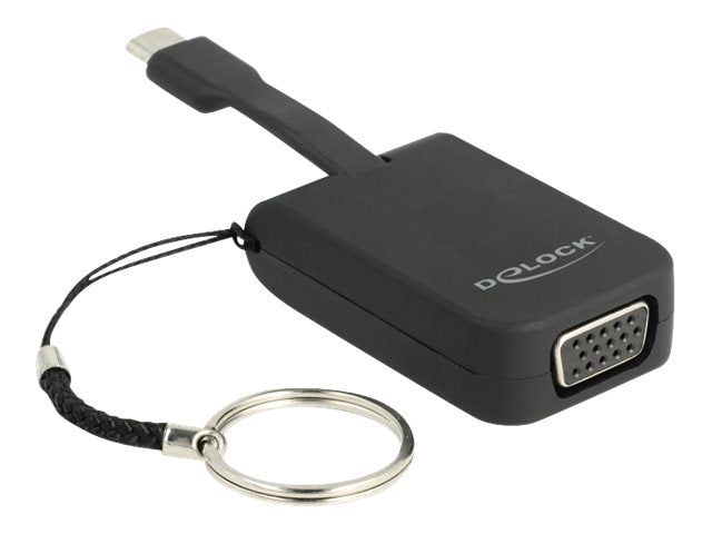 DELOCK USB Type-C Adapter zu VGA DP Alt Mode - Schlusselanhänger
