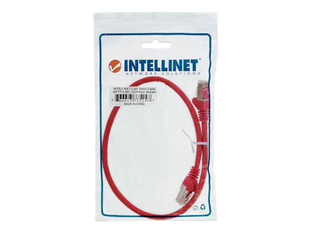 INTELLINET Netzwerkkabel Cat5e SF/UTP CCA 15m Rot Verpackung