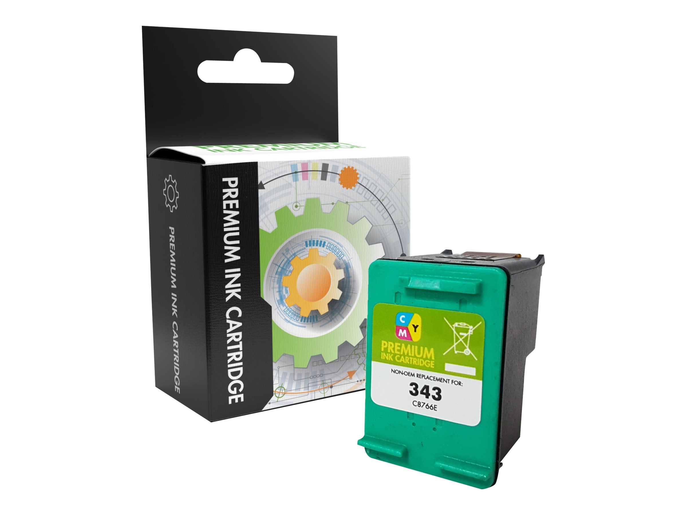 STATIC Ink cartridge HP C8766EE 338 Tintenpatrone Vorderansicht